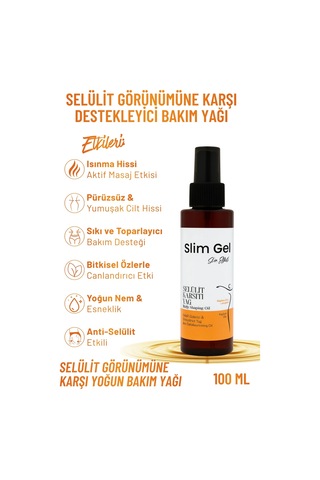 Selülit Karşıtı Sıkılaştırıcı & Pürüzsüzleştirici Nemlendirici Vücut Bakım Yağı