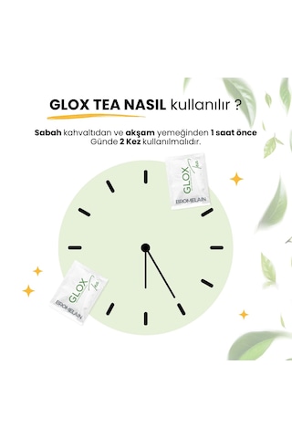 Glox Tea Bromelain Mixed Powder Tea Bromelain İçeren 4 Aylık Kullanım 240 Şase