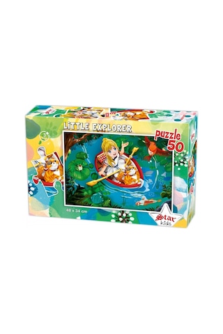 Star Puzzle 50 Parça Küçük Kaşif Çocuk Puzzle 1 Adet