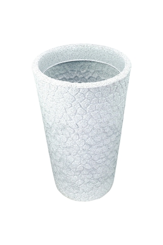 Bostann Dekoratif Saksı - Petra 120 - 80l - Beyaz