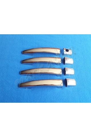 Peugeot 207 Krom Kapı Kolu 2006-2012 4 Kapı Paslanmaz Çelik