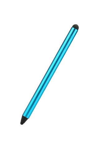 Jms  Parmak İzi Önleyici  Tablet İçin Çift Ekranlı Dokunmatik Kapasitif Çizim Kalemi Stylus Mavi