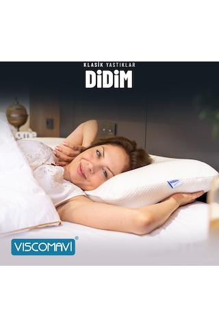 Viscomavi Didim Tombul Klasik Visco Yastık