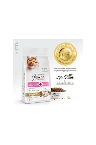 Kuru Kedi Maması, Tavuklu, Az Tahıllı, Yavru Kedi, Hipoalerjenik, 2 Kg