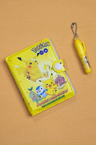 Pokemeon Desenli Mini Not Defteri Ve Tükenmez Kalem Set
