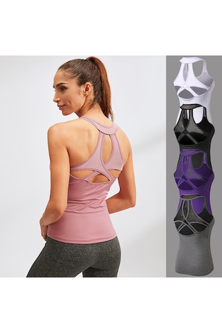 Reedark Kadınlar İçin Hızlı Kuruyan Uzun Kollu Yoga Atleti - Esnek Ve Nefes Alabilir Spor Giysisi SiYAH