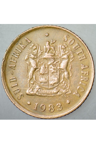 Güney Afrika 1 Cent 1983.