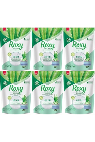 Dalan Roxy Bio Clean Matik Sabun Tozu 800GR Aloe Vera (6 Lı Set)