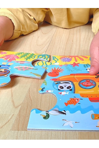 Doerkids Kademeli Taşıtlar Puzzle Eğitici Puzzle 30 Parça 4 In 1