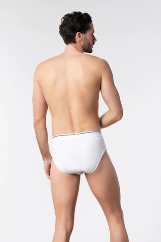 Tutku Elit Erkek Likralı İnce Bel Kemerli Slip Külot 6'lı Paket Elt1351 Beyaz