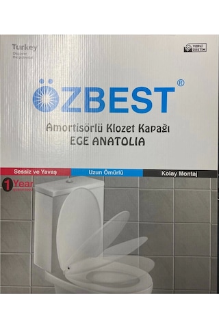 Zenvia Lüks Yavaş Kapanan Amortisörlü Klozet Kapağı Ses Önleyicili, Kolay Montaj Her Modele Uyumlu Znv2026 Çok Renkli