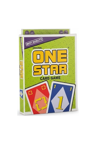 One Star Kart Oyunu 108 Kart Eğlenceli Aile Oyunu