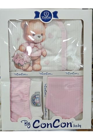 By Concon Conconi Pembe1 5 Li Zibin Seti Hastane Çikiş Seti Pembe