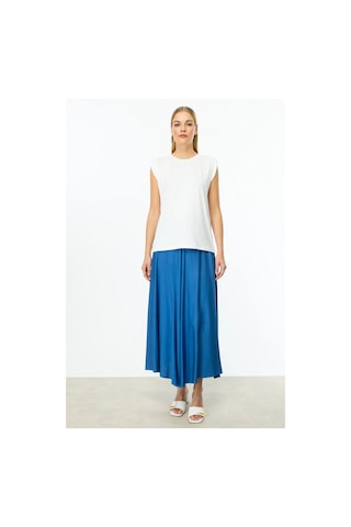 On Fashion Omuzları Vatkalı Kadın Kolsuz Bluz 25y.on.blz.51486.01 Ekru