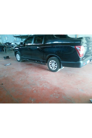 Expert, Scudo, Jumpy, Proace 2007-2016 Uzun Şase Uyumlu Krom Ø70 Yan Basamak Tubular C Modeli Siyah