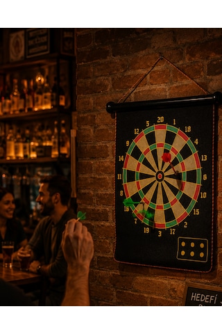 Katlanabilir Manyetik Dart Oyunu Zararsız Dart Okları İle Güvenli Eğlence Düz Renkli