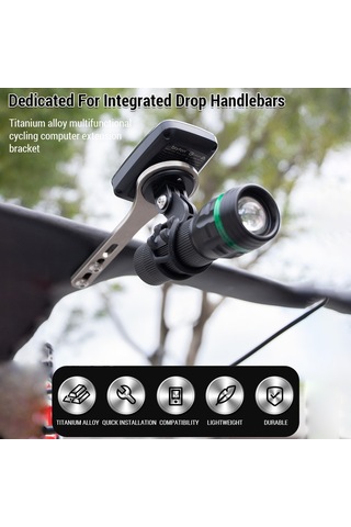 Gub Bisiklet Bilgisayar Uzatma Braketi Çok Fonksiyonlu Gri