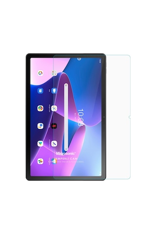 Microsonic Lenovo Uyumlu Tab M10 Plus 3.Nesil 10.6`` (TB-125F-TB-128F) Tempered Glass Cam Ekran Koruyucu