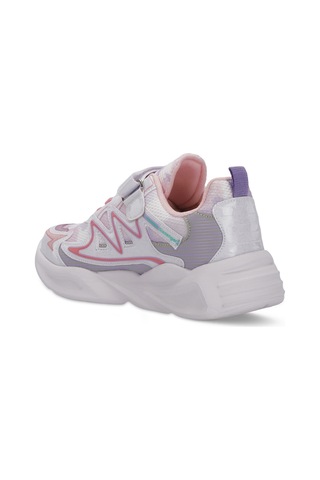 Slazenger KYRIE Çocuk Cırt Cırtlı Beyaz / Pembe Günlük Spor Ayakkabısı