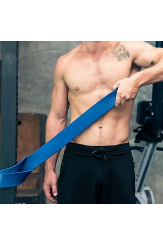 208 Cm Pilates Jimnastik Lastiği Egzersiz Yoga Direnç Bandı X...