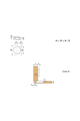 Salice 100 105ºø35. Dirsek Seçin. Açılı Dirsek ,