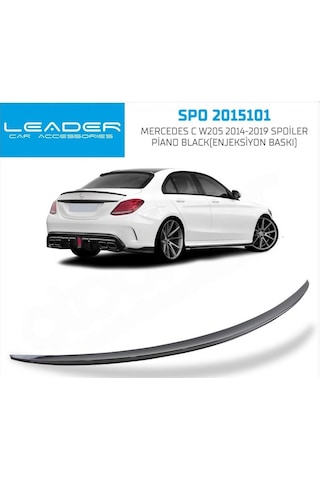 Spoiler Parlak Siyah Mercedes C W205 2014 2019 2015101 Sunplex
