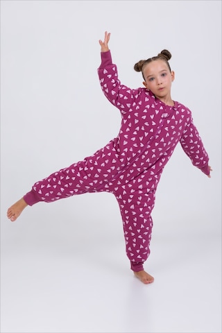 Kız Erkek Çocuk Kalın Elyaf Dolgulu Premium Kalite 2.5 Tog Desenli Uyku Tulumu Koyu Mor