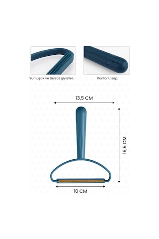 Valletta Aren Çift Taraflı Elbise Tiftik Ve Tüy Toparlayıcı Yeşil