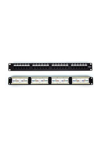 24 Port Cat6 Patch Panel 24 Port Ethernet Panel