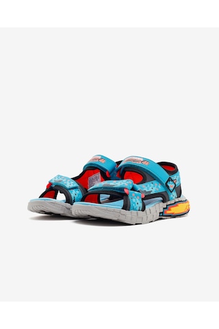 Skechers Mega-splash 4k Büyük Erkek Çocuk Mavi Sandalet 402161l Tqbk Mavi