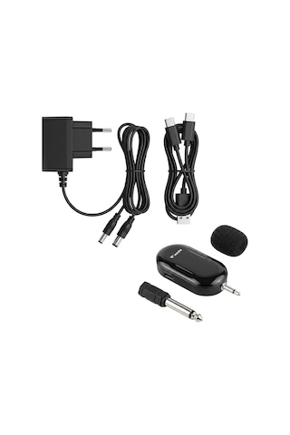 Westa Wap-300t Usb + Sd Kart Girişli Şarjlı Mini Seyyar Kablosuz Mikrofonlu Rehber Anfisi
