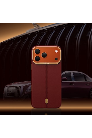 Apple Uyumlu iPhone 17 Pro Max Kılıf M-safe Şarj Özellikli Raptic Urban Nano Serisi Kapak Kırmızı Kırmızı