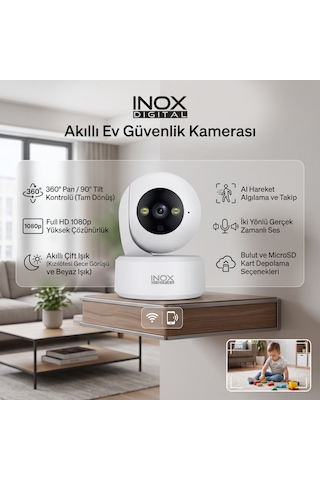 Inox-x108 3mp Wifi İç Ortam Ptz Kamera Hieasy