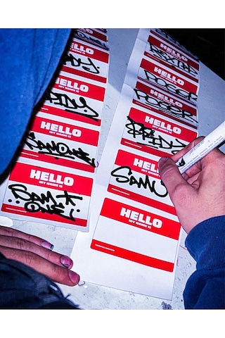 Akdesen Hello My Name İs Sticker 15'li 1