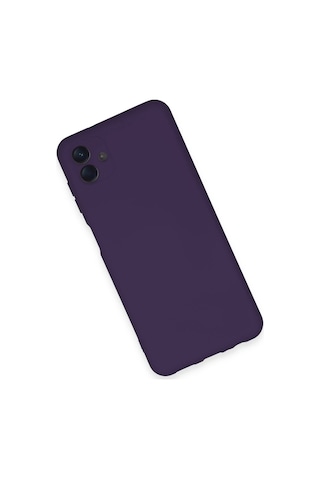 Gld-spt- Newface Samsung Uyumlu Galaxy A04e Kılıf Nano İçi Kadife Silikon - Mor