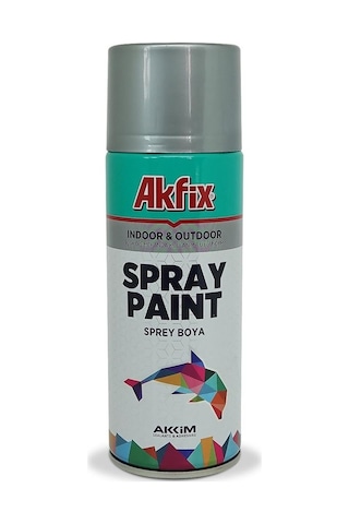 Akfix Akrilik Sprey Boya 400Ml Alüminyum Jant Efekt