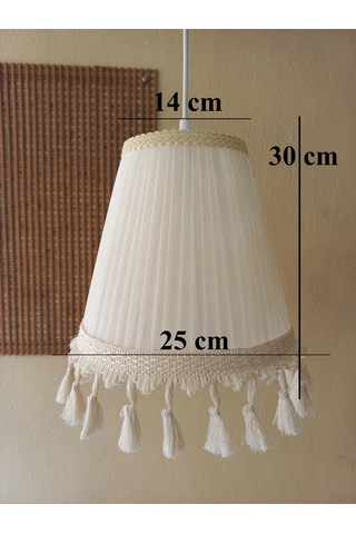 N-63 Krem Organze Yatak Odası Çocuk Ve Bebek Odası Avize Pembe Krem