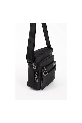 Sanmorris Unisex 5 Bölmeli Suya Dayanıklı Paraşüt Kumaş Organizer Çanta 25x21 Siyah