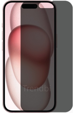 Apple iPhone 15 Uyumlu Mat Hayalet Ekran Koruyucu Yandan Görünmeyen Film