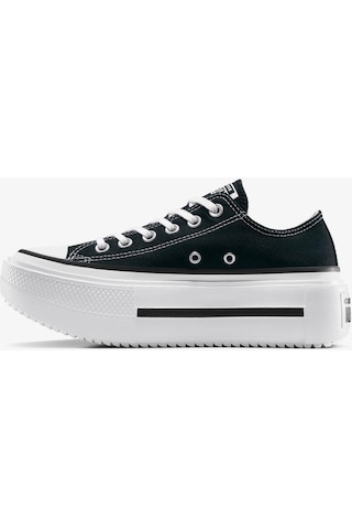 Converse Chuck Taylor All Star Lift Double Stack Platform Kadın Siyah Sneaker-9279 001-siyah