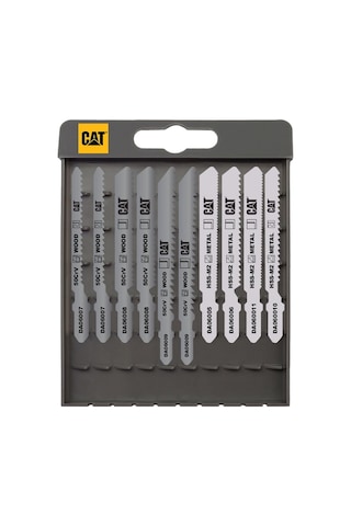 Cat Da06901 Profesyonel Metal/ahşap Hassas/kaba Kesim Dekupaj Testere Ucu 10 Parça