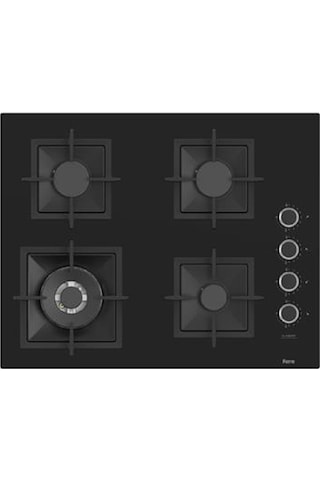 Fryart XE63MI - SC405 - D077 FlowArt Black Plus 3'lü Cam Ankastre Set