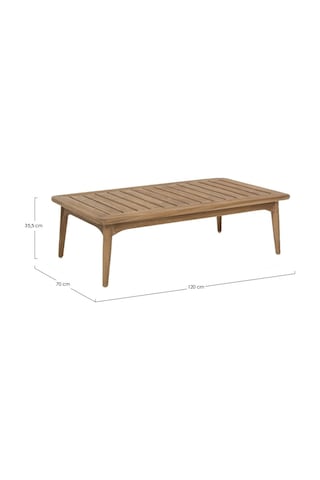 Ninfa Teak Sehpa 120 70 35 Cm Ahşap