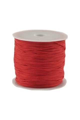 Paraşüt - Bileklik Ipi Kırmızı 100 Mt 0,8 Mm