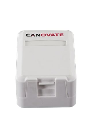 Canovate 25 Adet Veri Priz Kutusu 1 Port Sıva Üstü Beyaz