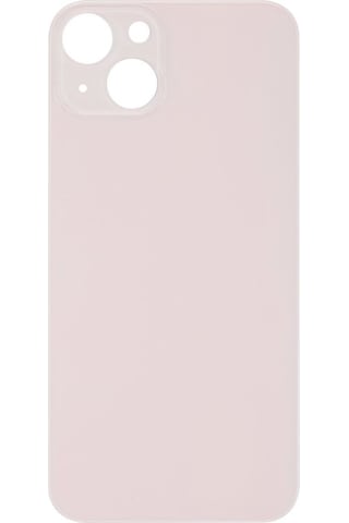 Apple Uyumlu iPhone 13 Logolu Arka Pil Batarya Kapağı - Lens Hariç Pembe