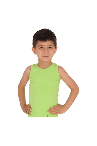 The Don Süprem Erkek Çocuk Atlet Fıstık Yeşili