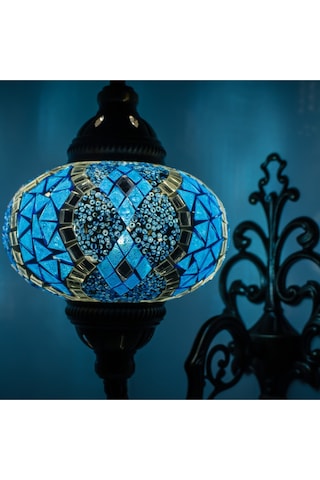 Mozaik Aplik Otantik Gece Lambası El Yapımı Mozaik Bahçe Aplik Diğer