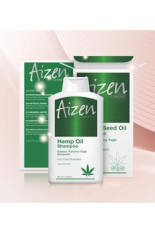 Aizen Cosmetic Kenevir Yağlı Şampuan 400 ML