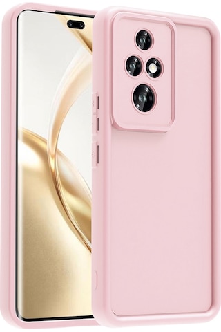 Zore Honor 200 Pro Kılıf Kamera Korumalı Msra Ananas Kapak - Pembe Pembe